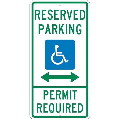 State Handicapped Parking Delaware Sign (TMS311J)