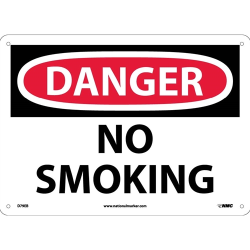 Danger No Smoking Sign (D79EB)