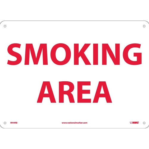 Smoking Area Sign (M44RB)