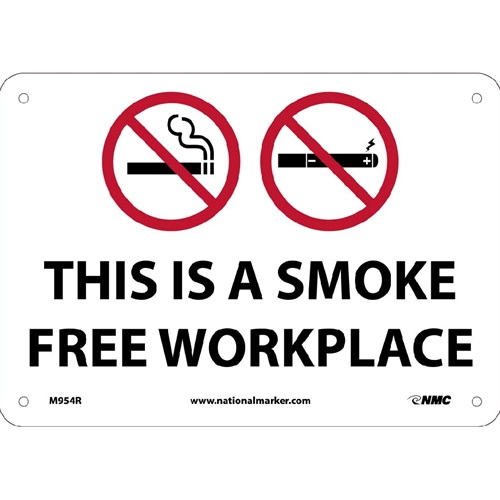 This Is A Smokefree Workplace Sign (M954R)