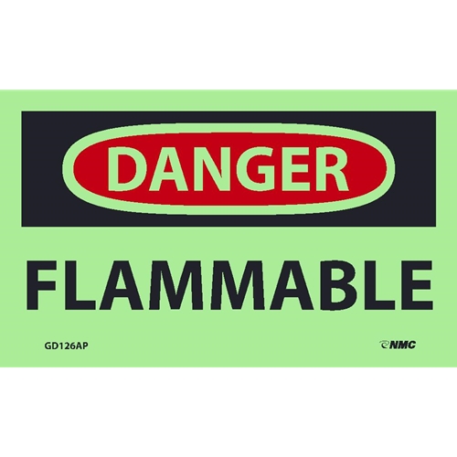 Danger Flammable Label (GD126AP)