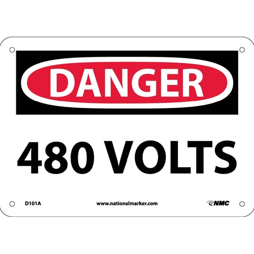 Danger 440 Volts Sign (D101A)