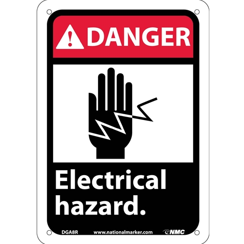 Danger Electrical Hazard Sign (DGA8R)