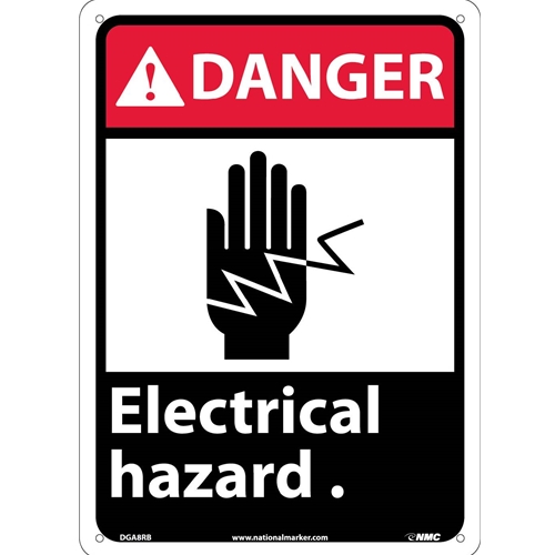 Danger Electrical Hazard Sign (DGA8RB)