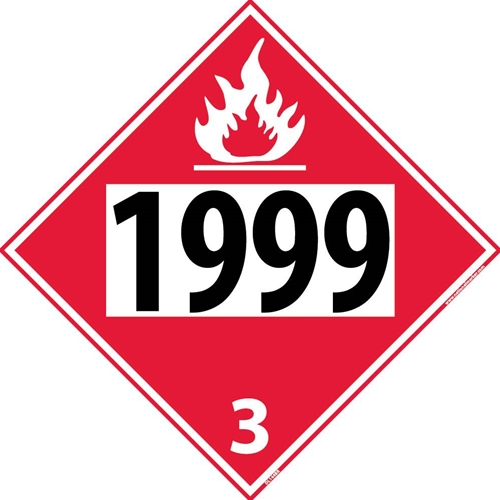 1999 3 Dot Placard Sign (DL144BR)
