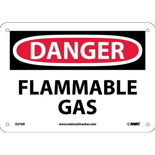 Danger Flammable Gas Sign (D276R)