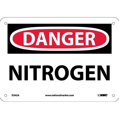 Danger Nitrogen Sign (D342A)