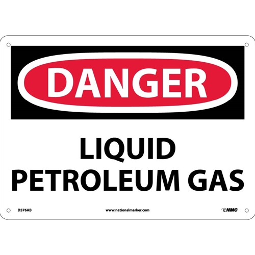 Danger Liquid Petroleum Gas Sign (D576AB)