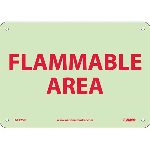 Flammable Area Sign (GL125R)