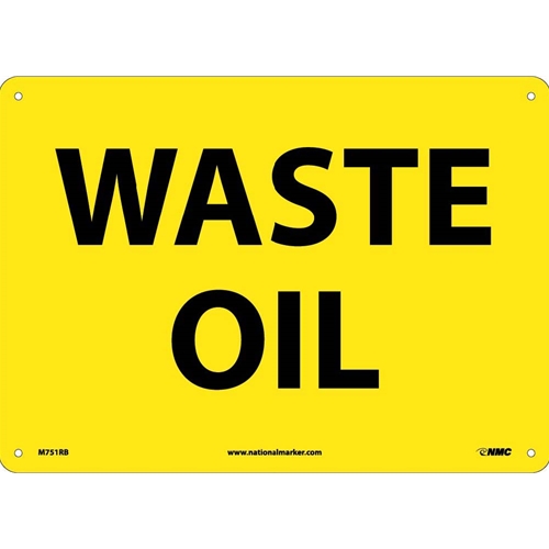 Waste Oil Sign (M751RB)