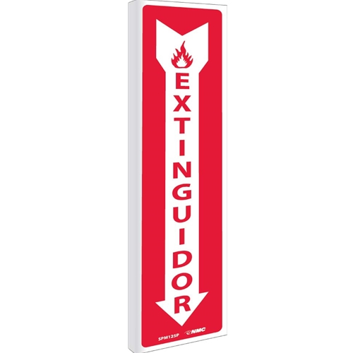 Extinguisher Sign - Spanish (SPTV44)