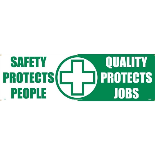 Safety Protects People Banner (BT31)