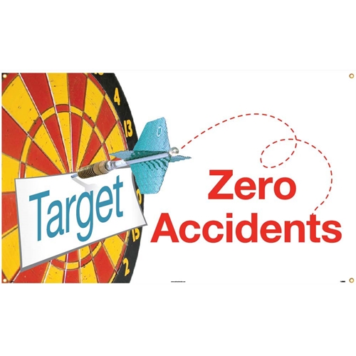 Zero Accidents Banner (BT541)