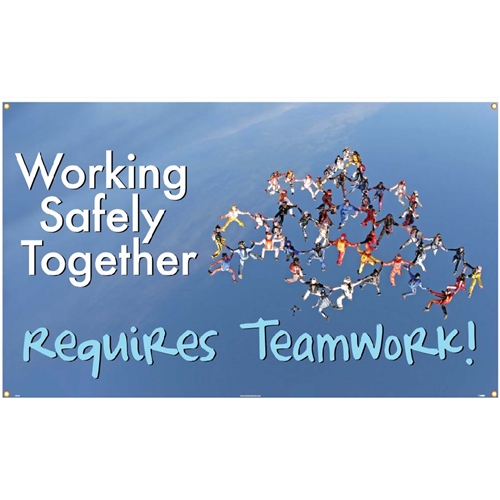 Working Safely Together Banner (BT548)