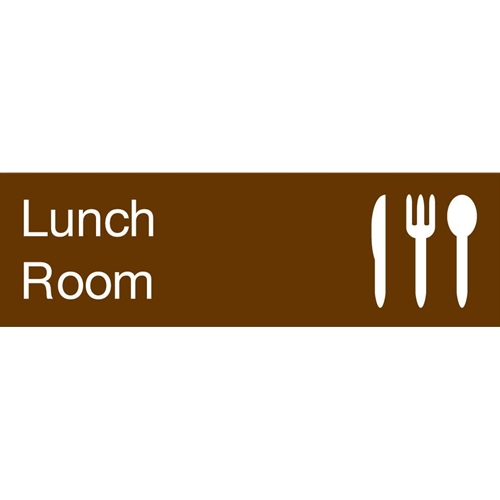 Lunch Room Engraved Sign (EN13BN)