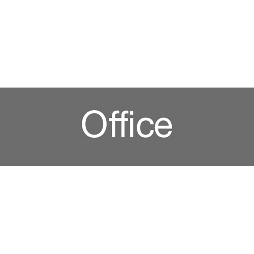 Office Engraved Sign (EN16GY)