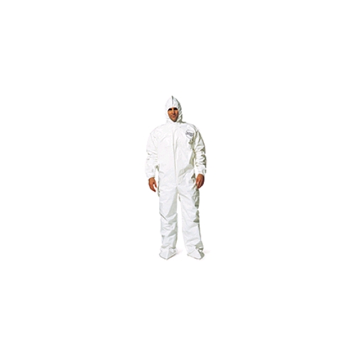 DuPont Tychem SL Coverall w/Elastic Wrists & Attached Hood/Boots