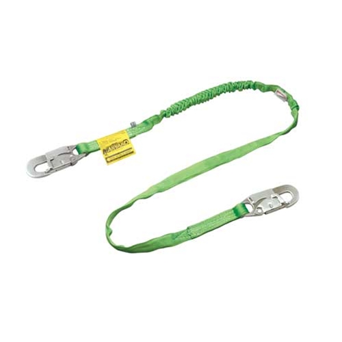 Miller 216TWLS-Z7/6FTGNGN Lanyard, 6 Ft, One Leg, 3/4 Inch Hook, Green