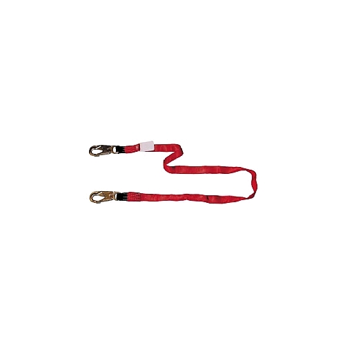 MSA 10023932 FP Damond Shock-Absorbing Lanyard, Single Leg