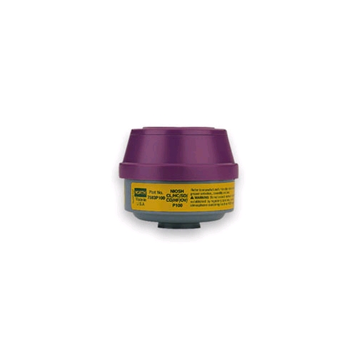 North 7583P100, Organic Vapor Acid Gas Cartridge & P100 Filter