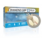Microflex Diamond Grip Plus Powder Free Textured Latex Gloves