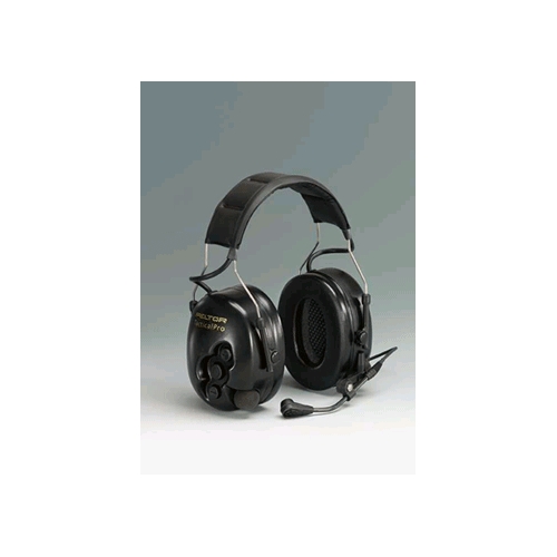 Peltor TacticalPRO Electronic Headset with Boom Microphone, Hardhat Mount Model