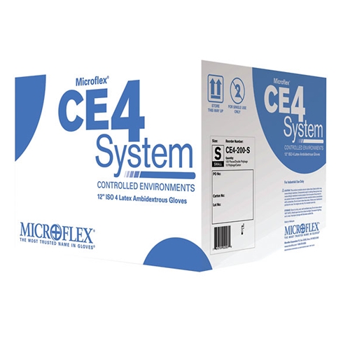 Microflex CE4-200 Clean Room Ambi Latex Gloves