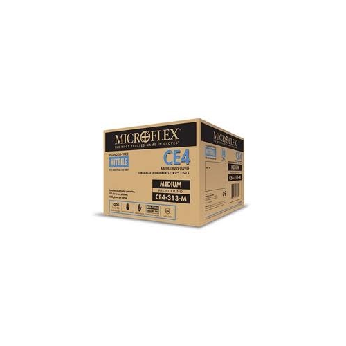 Microflex CE4-313 Clean Room Ambi Nitrile Gloves