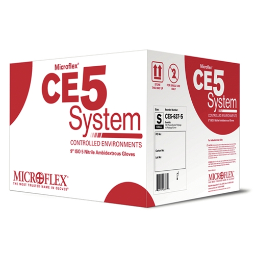 Microflex CE5-637 Clean Room Ambi Nitrile Gloves