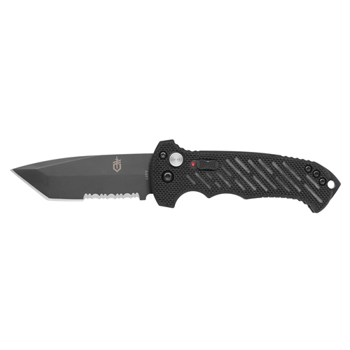 Gerber 06 Auto - Tanto, G-10 Handles, Serrated