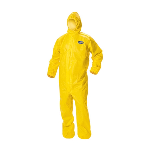 KleenGuard A70 Coveralls, Zipper Front, Storm Flap, Elastic Wrists, Ankles & Hood