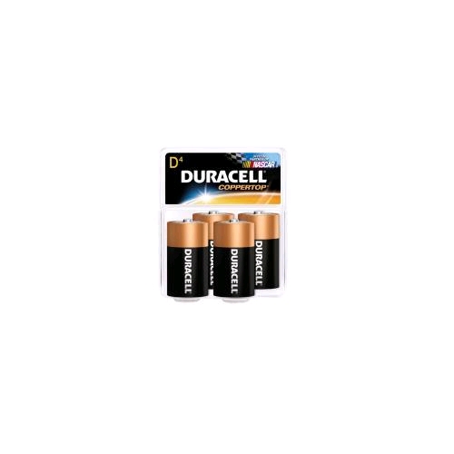 Duracell 4 Pack Size D Alkaline Batteries