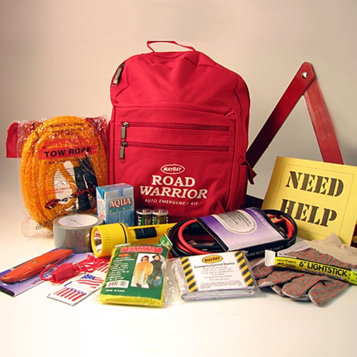 Auto Safety Kit Economy Road Warrior (16 piece)