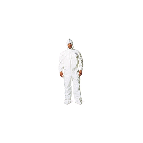 DuPont Tychem SL Coverall w/Elastic Wrists & Attached Hood/Boots