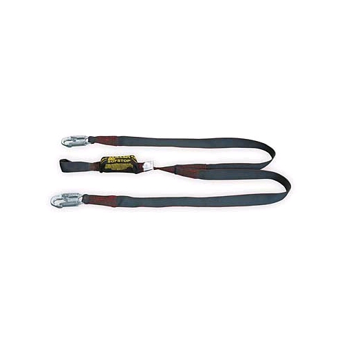 Miller 8799KR/6FTBK Lanyard, 1 1/4 Inch Wide, Arc Rated, Two Leg
