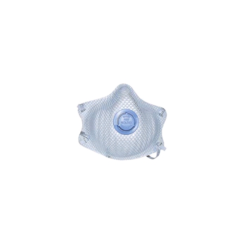 Moldex 2500N95 Dura-Mesh 2-Strap Particulate Respirator With Acid Gas Relief, Medium/Large