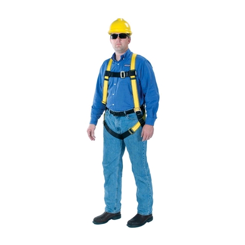 MSA 10072480 Workman Harness, Quick-Fit Chest and Leg Straps, XLarge