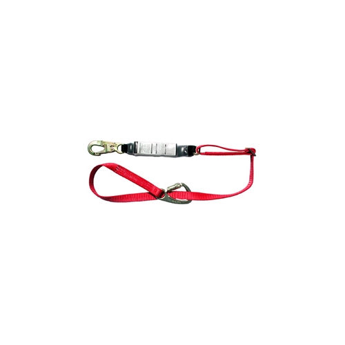 MSA 10047085 FP5K Tie-Back Shock Absorbing Lanyard, Double Leg