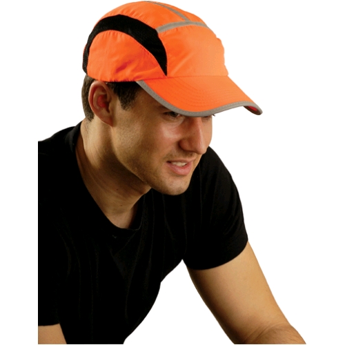 OccuLux Hi-Viz 3M Striped Cap Hard Bill